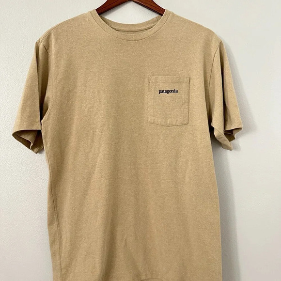 Men's Line Logo Ridge Pocket Responsibili-Tee sz Small - Picture 2 of 3